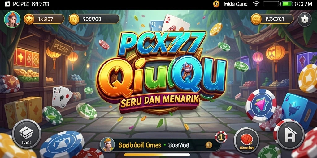 Tampilan gameplay QiuQiu yang menarik di PCX777.