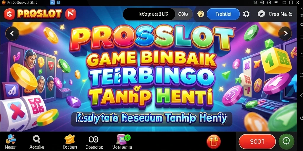 Tampilan gameplay menarik dalam PROSLOT dengan elemen Bingo yang menawan.