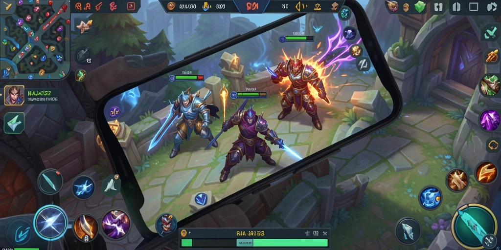 Tampilan seru gameplay MOBA dari RAJA132 yang memukau.