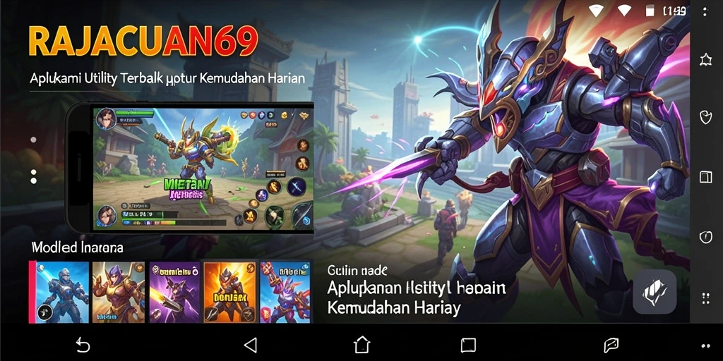 Tampilan menarik dari aplikasi RAJACUAN69 yang mendukung produktivitas Anda.