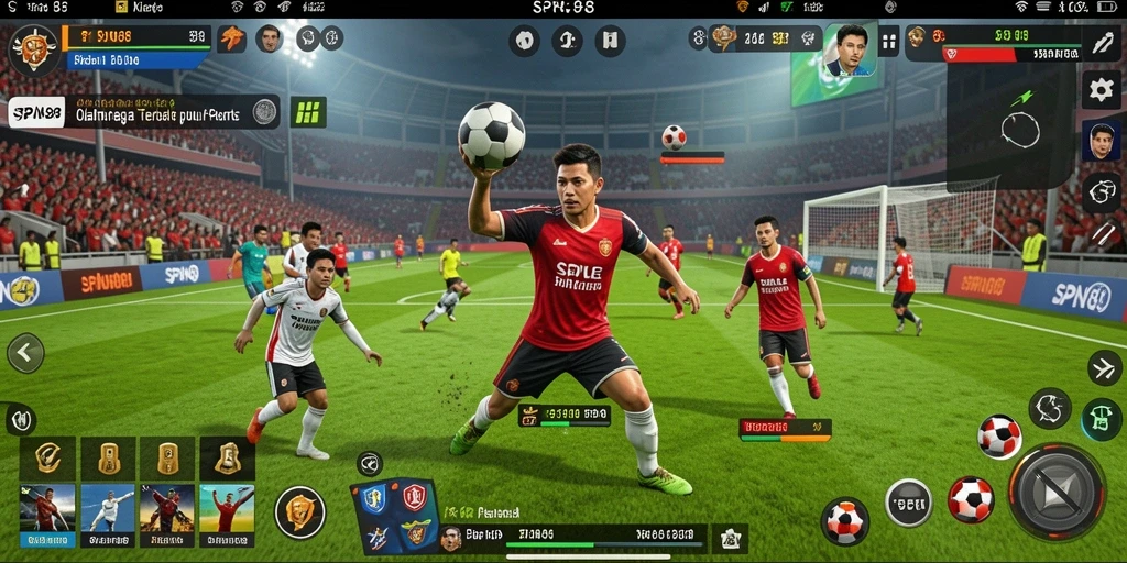 Screenshot dari gameplay seru SPN88 yang memperlihatkan aksi olahraga.