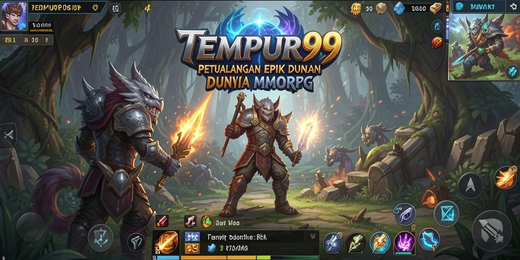 Gameplay epik di dunia fantasi TEMPUR99 yang penuh tantangan.